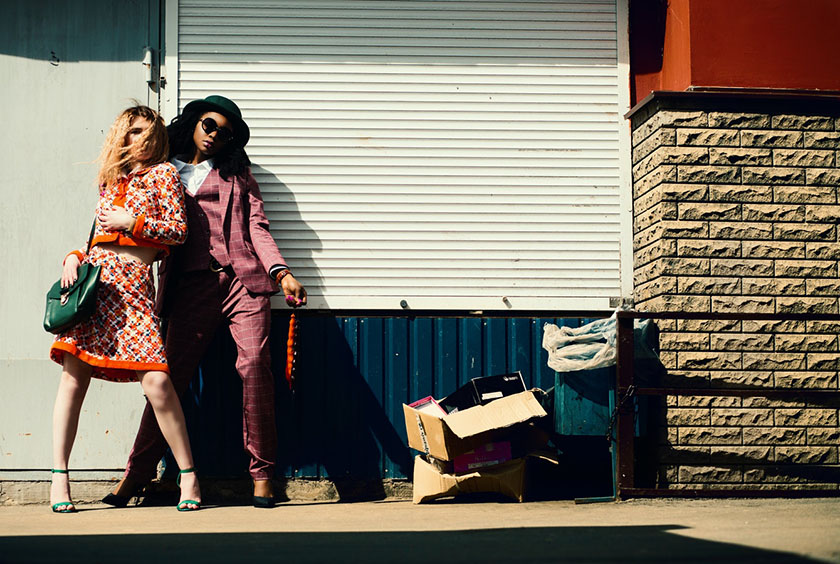 Soft Cotton Mix Weave Turtleneck